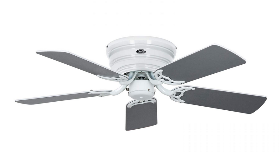 Bild von Classic Flat 103-III WE 103 cm Deckenventilator lack weiß/hellgrau