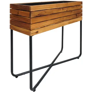 MCW Pflanzkasten Braun , Holz , 62x60x22 cm , Dekoration, Blumen & Blumentöpfe, Übertöpfe