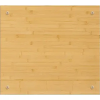 vidaXL Herdabdeckplatte 50x56x1,5 cm Bambus