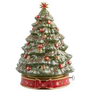 Villeroy & Boch Weihnachtsbaum mit Spieluhr 33 cm bunt