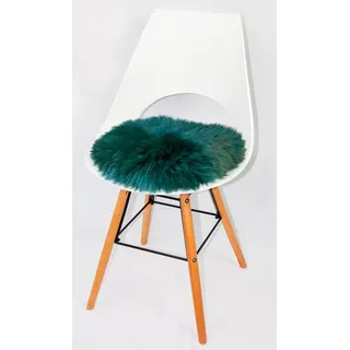 Heitmann-Felle Lamm Stuhlkissen Ø 45 cm Grün