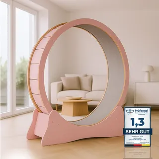 Katzenlaufrad 'Baghira' XXL Groß 120cm Innendurchmesser - Pink