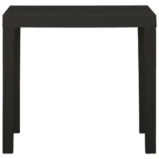 vidaXL Gartentisch Anthrazit 79x65x72 cm Kunststoff - Grau
