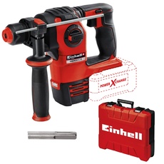 Einhell Akku-Bohrhammer HEROCCO 18/20 Power X-Change (Li-Ion, Bohren/Hammerbohren/Meißeln mit/ohne Fixierung, 2.2 J, bürstenloser Motor, SDS+, inkl. E-Box, 4,0 Akku und Ladegerät)