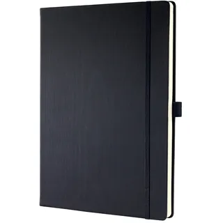 Sigel Conceptum A4 kariert, Schwarz Hardcover