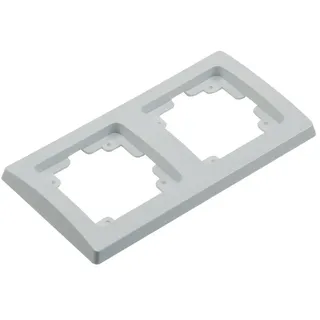 ChiliTec Abdeckrahmen Delphi 2-fach Weiß