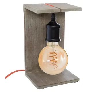 CAJA Deko-Glühbirne 25 cm, orange Kabel - Orange