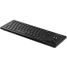 CleanType Xtra Roll - Tastatur - 75 % (Compact TKL) - mit Trackball - USB - QWERTZ