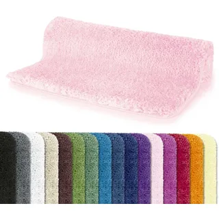 Spirella Rosa Kollektion Highland, Badteppich, 100% Polyester und Mikrofaser, 80 x 150 cm