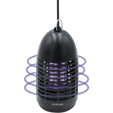 BLACK ZAP: Elektrisches Moskitonetz mit UV-Lampe, 7W. schwarz