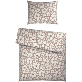 Esposa Bettwäsche , Beige , Textil , Blume , 160x210 cm , weiche und anschmiegsame Oberfläche , Heimtextilien, Bettwäsche & Leintücher, Bettwäsche, Satin-Bettwäsche