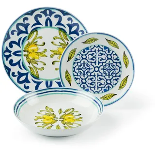 Excelsa Amalfi Tellerservice gold 18 Stück