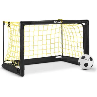Sklz Pro Mini-Fußballtor mit Ball - Schwarz, Gelb