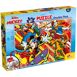 Liscianigiochi 86535 Disney DF Plus 60 Mickey Mouse Puzzle für Kinder, Mehrfarbig