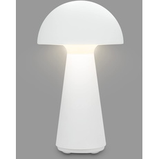 Bild von LED-Akku-Tischleuchte Fungo, aufladbar, Weiß
