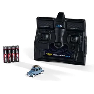 CARSON RC-Auto VW Beetle Wintersport 1:87 RTR blau (500504149)