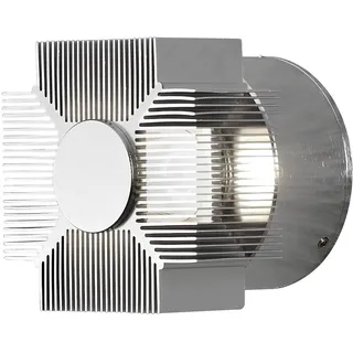 Konstsmide Außenwandleuchte Aluminium 9,0 cm inkl. Bewegungsmelder grau