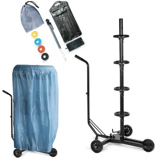 CARTREND Felgenbaum bis 255 mm Reifenbreite mit Reifenschutzhülle