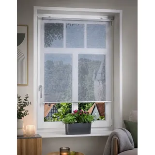 K-HOME Springrollo 30 x 150 cm grau/weiß