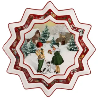 Villeroy & Boch – Toy's Fantasy Müslischale Bunt, Schale Klein, Bowl, Kleine Weihnachtsschale, Servierschale Keramik, Weihnachtsgeschirr Toys, Premium Porcelain