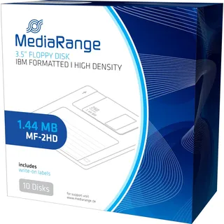 MediaRange Disketten Disketten 1,44 MB, (10 Stück)