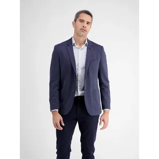 Jerseysakko LERROS "Jersey Sakko", Herren, Gr. 50, blau (navy), 75% Polyester, 22% Viskose, 3% Elasthan, Sakkos Jerseysakko, Topseller