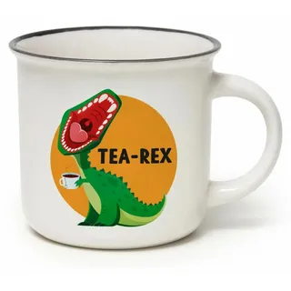 Legami Cup-Puccino Mug Dino, Kaffeetasse, Tasse, Becher, New Bone China, 350 ml, CUP0021 - Bunt