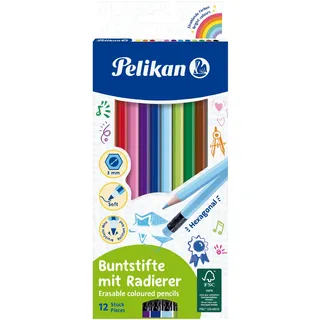 Pelikan Radiergummi Mehrfarbig 12 St.