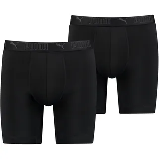 Puma Boxershorts unifarben schwarz M 2er Pack
