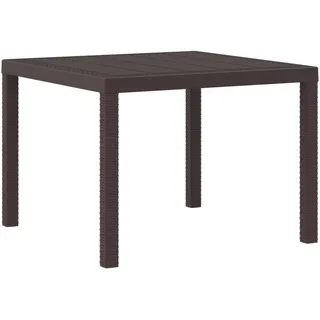 vidaXL Gartentisch 100 x 100 x 73 cm Braun