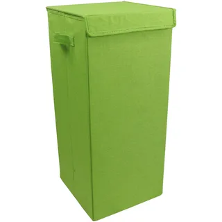 VCM "Wäschekorb Wäschebox Stoffbox mit Deckel Dreso L", grün,