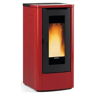 La Nordica Bordeaux Pelletofen 30kg 3-10kW e Installation für 287m3 - bordeaux