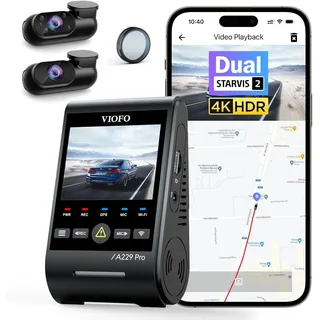 VIOFO A229 Pro 3ch 4K + 2K + Full HD