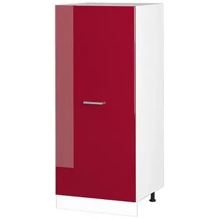 Vicco Hochschrank R-Line 60 x 143 x 57 cm Rot Hochglanz