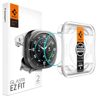 SPIGEN EZ Fit Gehärtetes Glas Clear Displayschutzfolie Samsung Galaxy Watch Ultra 2-Pack