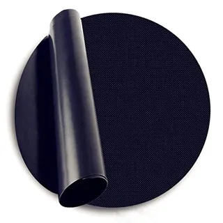 BBQ Grillmatten mit Antihaft Teflon Beschichtung für Gasgrill (32cm Ø Rund x1)