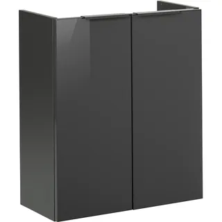 Fackelmann Waschbeckenunterschrank »SBC« Anthrazit 52 cm