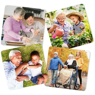 Miniland Set Mit 4 Puzzles: Familienleben - Multicolor - One Size