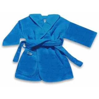 Bademantel Uni Line, türkis 8-10jr