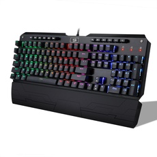 Bild INDRAH Tastatur, Gaming USB Schwarz