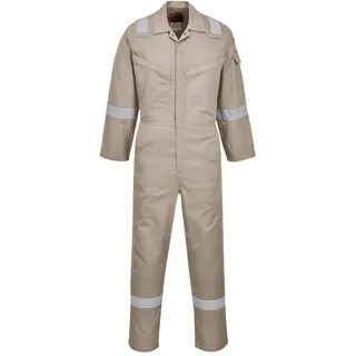 Portwest af73khr38 Ara Flame silber Overall, Regular, Größe: 38, Khaki