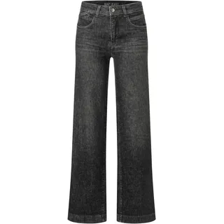 MAC Jerseyhose »Shirt-Hose Palazzo Cropped«, schwarz