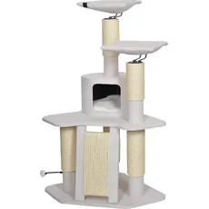 EBI Cat Tree Nagano Natural Sisal (134 cm, Weiss), Katzenbaum