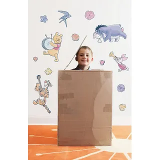 KOMAR Wandtattoo "Winnie the Pooh Rock-a-bye - Größe 50 x 70 cm" selbstklebend, Wandsticker, Kinderzimmer, bunt