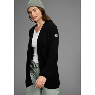 KangaROOS Strickjacke aus kuscheligem Strick, schwarz,