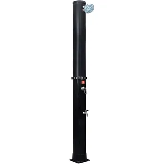vidaXL Solardusche mit Duschkopf und Wasserhahn 40 L - Schwarz