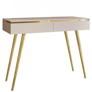 lookway AURORA-S Konsolentisch 120 x 40 x 75 cm gold