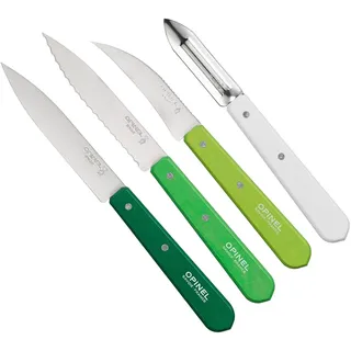 Opinel Küchenmesser-Set 4-tlg. Grün/Weiß