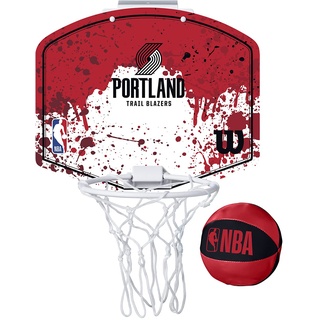 Wilson Mini-Basketballkorb NBA TEAM MINI HOOP, PORTLAND BLAZERS, Kunststoff