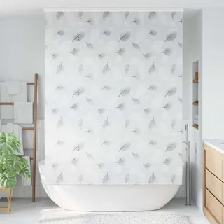 vidaXL Duschrollo mit Kassette 150x240 cm Stoffbreite 146 cm - Grau